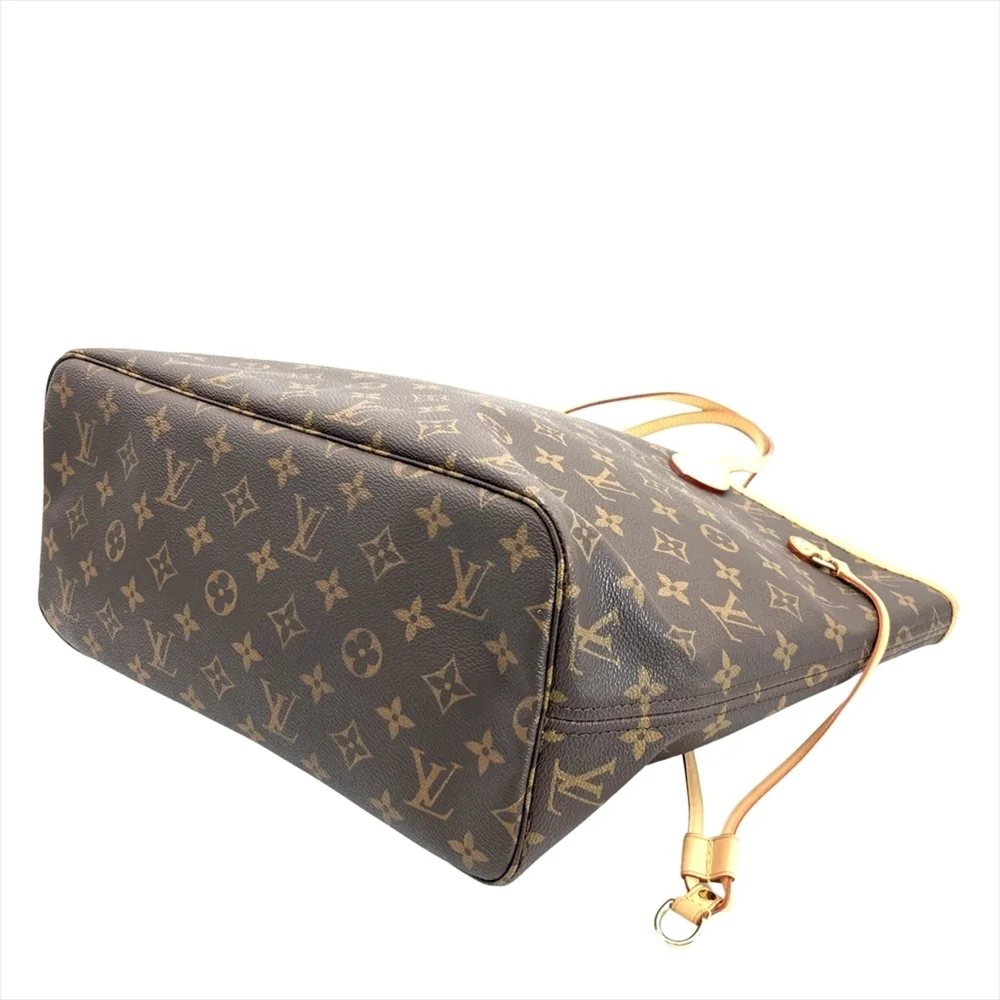 LOUIS VUITTON Brown Monogram Canvas Neverfull MM Tote Bag